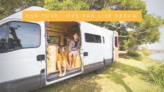 CAMPER VAN CONVERSION│Iveco Daily │Van Build Tour [upl. by Aitnahs]