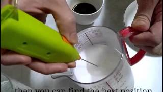 How To Make Latte Art with Mini Milk Frother [upl. by Ole]