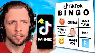 TikTok Bingo Before It Gets BANNED [upl. by Lertnek]