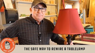 The Safe Way to Rewire A Table Lamp [upl. by Pomona689]