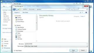 Email Signature With Image In Windows Live Mail [upl. by Larianna393]