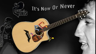 Its Now Or Never  Elvis  Acoustic Guitar Lesson easyish [upl. by Ahslek]