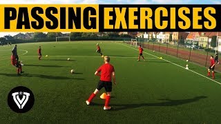 Passing Exercises  Football Training  U11  U12  U13  U14  Thomas Vlaminck [upl. by Llatsyrk]