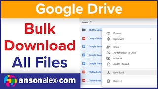 Download Entire Google Drive Folder to Computer [upl. by Campagna]