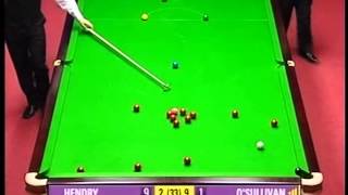 2004 World Snooker Championship SF Ronnie OSullivan vs Stephen Hendry Session 2 BBC [upl. by Ayekin]