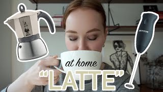 HOW TO MAKE A quotLATTEquot AT HOME moka pot  frother [upl. by Bluefield23]