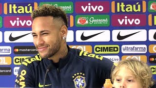 Neymar Full PreMatch Press Conference  Brazil v Uruguay  International Friendly [upl. by Ennahtur]