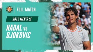 Nadal vs Djokovic 2013 Mens semifinal Full Match  RolandGarros [upl. by Lepper]