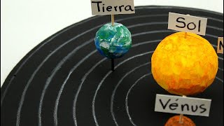 Cómo hacer el sistema solar muy fácil  how to make the solar system [upl. by Corsetti]