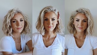 3 Ways to Curl SHORT Hair [upl. by Narton]