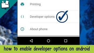 How to enable Developer Options on android really easy [upl. by Retsehc]