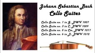 Johann Sebastian Bach  Cello suites in 432 Hz great for reading or studying [upl. by Nodnahs137]