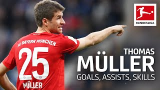 Best Of Thomas Müller  Best Goals Assists Skills amp Moments [upl. by Shifrah]