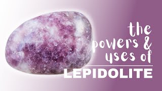 Lepidolite Spiritual Meaning Powers And Uses [upl. by Genia141]