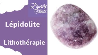 Lépidolite Pierre naturelle  Bracelet Lithothérapie Anti angoisse Sommeil  L’ Aurore Céleste [upl. by Monteria]