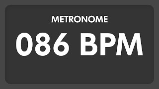 86 BPM  Metronome [upl. by Hazen188]