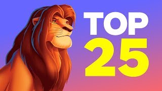 Top 25 Best Disney Animated Movies [upl. by Napas]