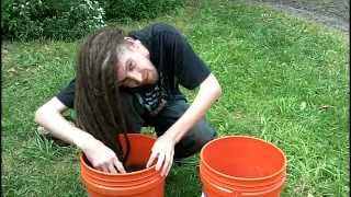 How to wash very long Dreadlocks [upl. by Assilym]