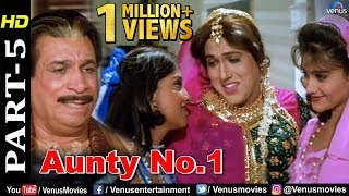 Aunty No1  Part 5  Govinda  Kader Khan  Best Bollywood Comedy Scenes [upl. by Raf371]