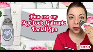 HOW TO USE MY NU SKIN GALVANIC FACIAL SPA [upl. by Hsetih]