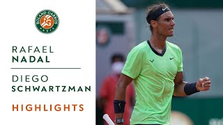 Rafael Nadal vs Diego Schwartzman  Quarterfinals Highlights I RolandGarros 2021 [upl. by Lamson]