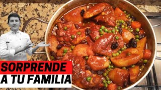 Estofado de pollo peruano🇵🇪 Facil y rapido👨‍🍳 [upl. by Xeno]