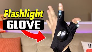 Flashlight GLOVE with 2 Led Lights  WEIRD GADGETS PUT TO THE TEST Part 1  On Amazon [upl. by Darwen]